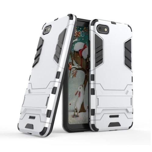 iPhone 8 - Robotic Armor Case Cover Cas TPU Hoesje Wit +, Télécoms, Téléphonie mobile | Housses, Coques & Façades | Apple iPhone
