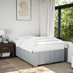 vidaXL Bedframe zonder matras 120x190 cm stof lichtgrijs, Verzenden, Nieuw