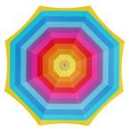 Strandparasol rainbow 180 cm, Verzenden, Strandparasol