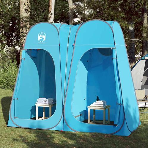 vidaXL Privacytent pop-up waterdicht blauw, Caravans en Kamperen, Tenten, Nieuw, Verzenden