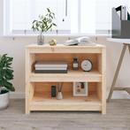 vidaXL Boekenkast 80x35x68 cm massief grenenhout, Verzenden, Nieuw