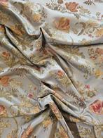 600x300cm! ZILVER Tessuto Argento San Leucio JACQUARD