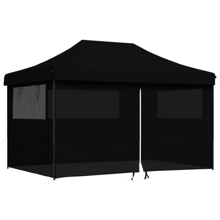 Grote Partytent Pop-Up Zwart | OP = OP | 35% Korting, Tuin en Terras, Partytenten, Minder dan 4 meter, Minder dan 5 meter, Opvouwbaar