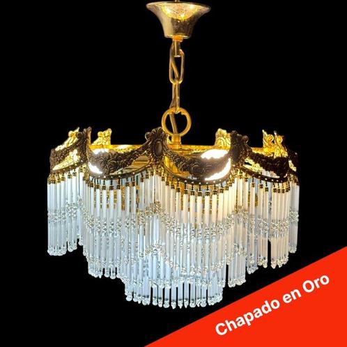 Espectacular Lámpara Plafón de Diseño - Plafondlamp - Brons, Antiek en Kunst, Antiek | Verlichting