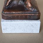 Figuur - Discobolus (h.23cm) - Marmer, spelter