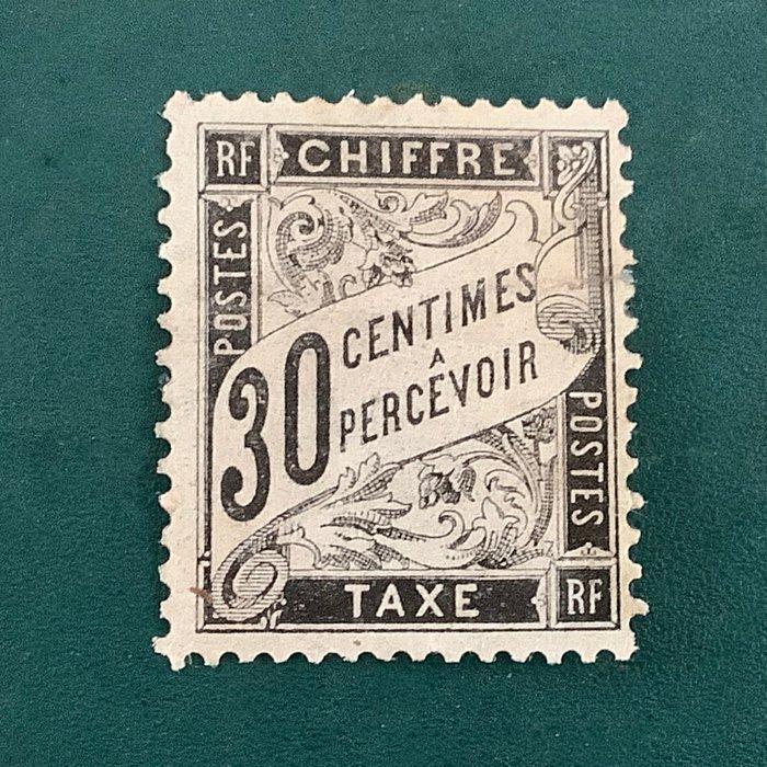 Frankrijk 1881/1892 - Strafport : 30 cent type Duval - Yvert, Postzegels en Munten, Postzegels | Europa | Frankrijk