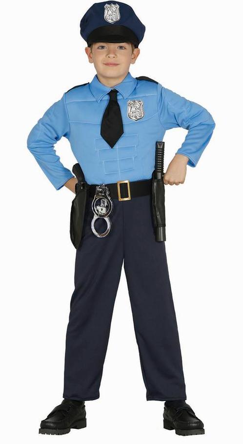 Politieman Kostuum Kind, Kinderen en Baby's, Carnavalskleding en Verkleedspullen, Nieuw, Verzenden