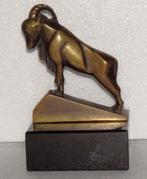 sculptuur, bronzen Art Deco beeldje - boekensteun van een