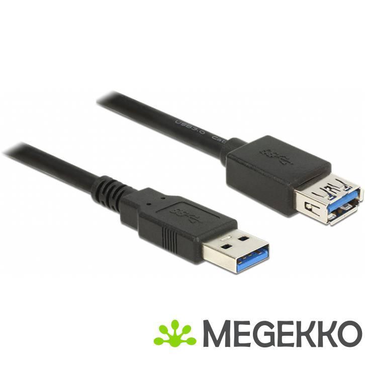 Delock 85058 Verlengkabel USB 3.0 Type-A male > USB 3.0, Computers en Software, Overige Computers en Software, Nieuw, Verzenden