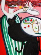 Yana Medow - Pink Sunset XXL - NO Reserve, Antiek en Kunst