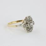 Ring - 18 karaat Geel goud - 0.50ct. tw. Diamant, Nieuw