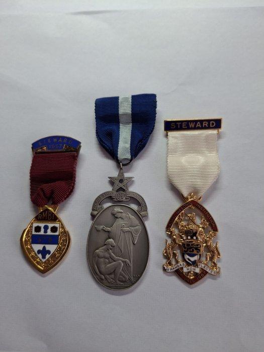 Royaume-Uni - Médaille militaire - médailles maçonniques, Verzamelen, Militaria | Algemeen