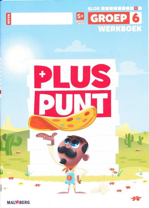Pluspunt versie 4 Werkboek blok 9 groep 6 S Plus (per stuk), Livres, Livres scolaires, Envoi