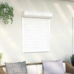 vidaXL Rolluik 80x100 cm aluminium wit, Doe-het-zelf en Bouw, Verzenden, Nieuw