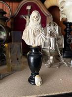 Beeldje, Buste memento mori représente Léonard de Vinci - 17, Antiek en Kunst