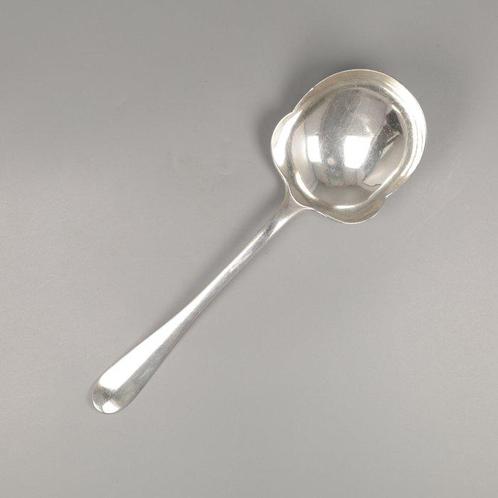 J Zinger (Amsterdam, 1932 - 1941) Hollands glad - Cuillère, Antiek en Kunst, Antiek | Zilver en Goud