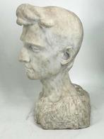Ezio Ceccarelli (1865-1927) - Sculpture, Ritratto di giovane, Antiek en Kunst, Antiek | Keramiek en Aardewerk