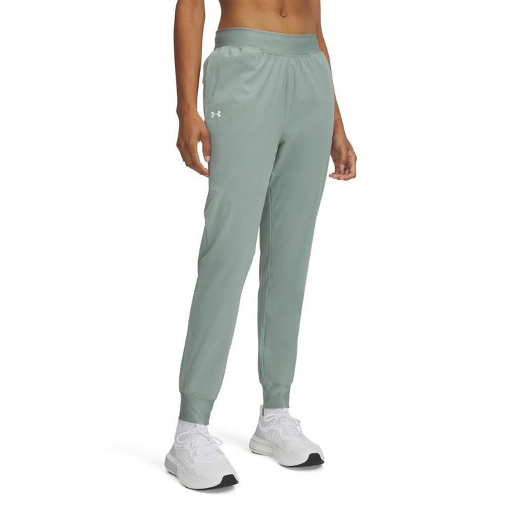 Under Armour Rival Hi Rise Woven Pant-Grn - Maat LG, Kleding | Dames, Leggings, Maillots en Panty's, Groen, Nieuw, Maat 44/46 (L)