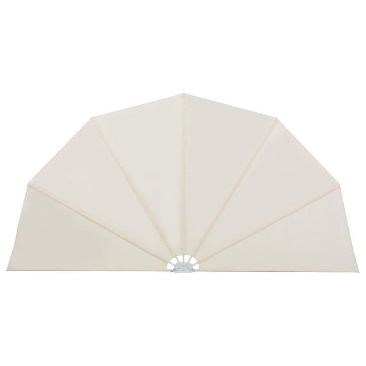 Zonnescherm Balkon 160cm Creme | OP = OP | 46%, Tuin en Terras, Zonneschermen, Nieuw, Screen, Verzenden