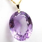 Zonder Minimumprijs - Ketting met hanger - 18 karaat Geel