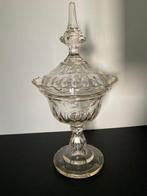 Gemberpot - Kristal - Bonbonnièr ,olijfslijpsel, Antiquités & Art