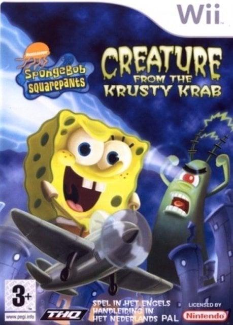 Spongebob Squarepants Creatuur van de Krokante Krab (Buit..., Games en Spelcomputers, Games | Nintendo Wii, Zo goed als nieuw