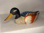 Lokeend - Antique hand-painted wooden duck decoy – Europe,
