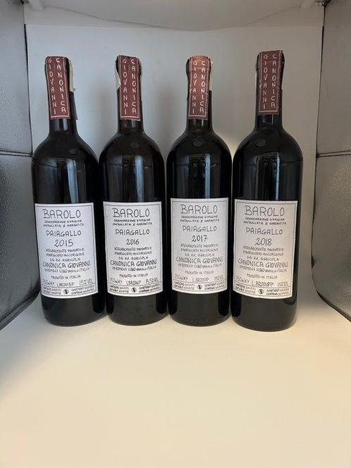 2015, 2016, 2017 & 2018  Giovanni Canonica, Paiagallo -, Verzamelen, Wijnen