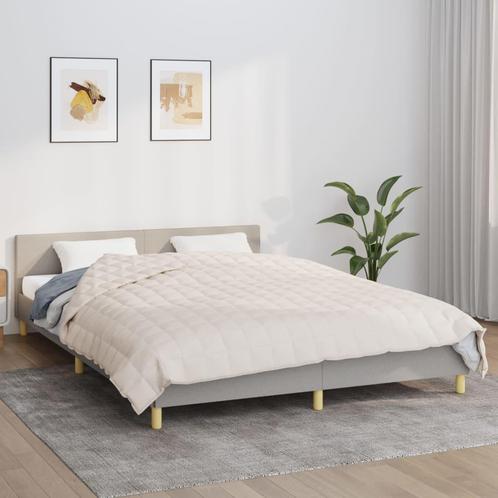 vidaXL Verzwaringsdeken 200x220 cm 9 kg stof, Maison & Meubles, Chambre à coucher | Lits, Envoi