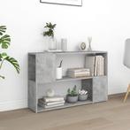 vidaXL Boekenkast 100x24x63 cm bewerkt hout betongrijs, Huis en Inrichting, Verzenden, Nieuw