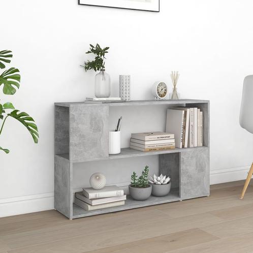 vidaXL Boekenkast 100x24x63 cm bewerkt hout betongrijs, Huis en Inrichting, Kasten | Boekenkasten, Nieuw, Verzenden