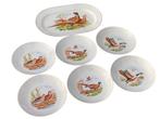 Limoges - NO RESERVE PRICE - Eetservies voor 6 (7) -