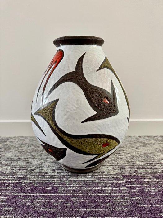 Carstens Sealife - Vase - Argile - Gerda Heuckeroth, Antiek en Kunst, Antiek | Glaswerk en Kristal