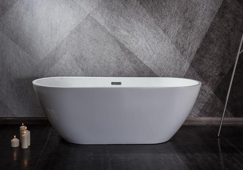 SALE - SALE - Lubana 180 - Glans wit - Vrijstaand bad  -, Doe-het-zelf en Bouw, Sanitair, Nieuw, Ophalen of Verzenden