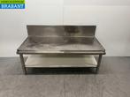 Table de travail en acier inoxydable Table Wok 160 x 80 x 60, Zakelijke goederen, Verzenden