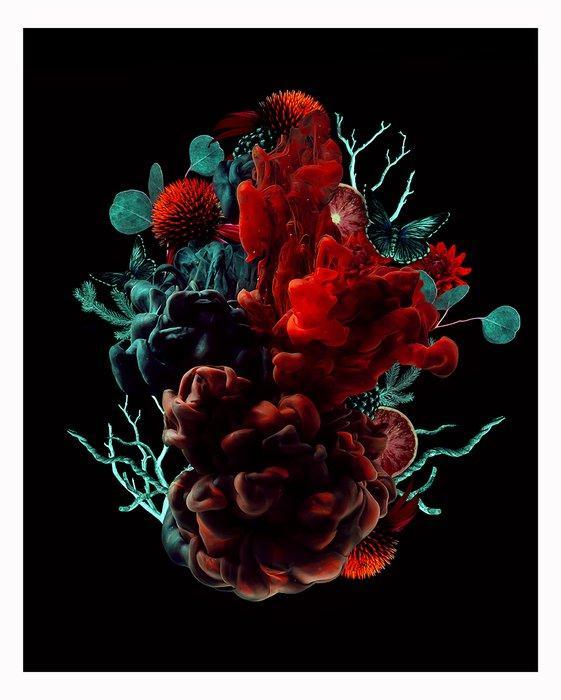 Elena Paraskeva - Blooms Of The Atrium #2, Antiek en Kunst, Kunst | Designobjecten