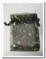 Giftbag organza Black Star 7*9 cm. Giftbag organza Black Sta, Hobby & Loisirs créatifs, Bricolage