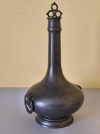 CB - Tinnen figuurtje - Bottiglia di peltro - peltro