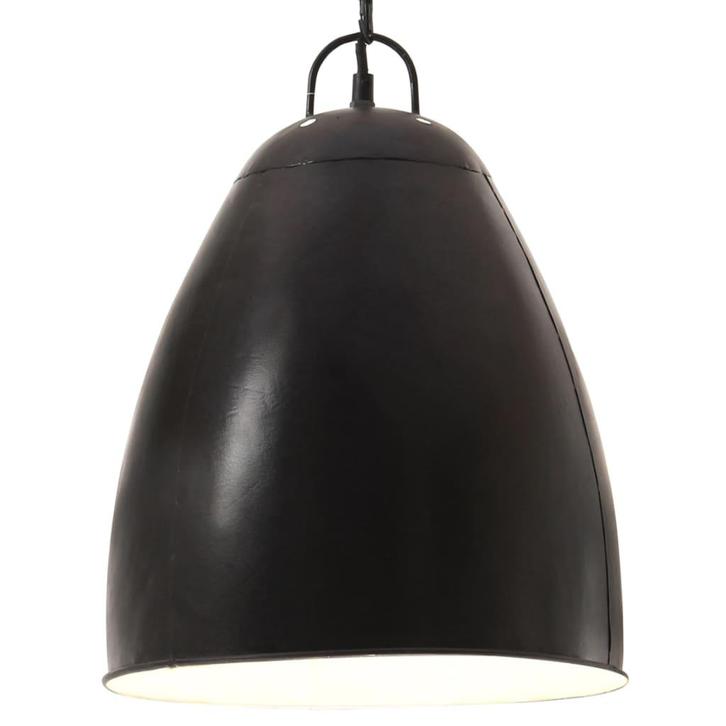 vidaXL Hanglamp industrieel rond 25 W E27 32 cm zwart, Huis en Inrichting, Lampen | Overige, Nieuw, Verzenden