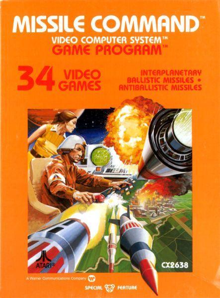 Missile Command-Standaard (Atari 2600) Gebruikt, Games en Spelcomputers, Games | Atari, Ophalen of Verzenden