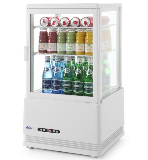 Koelvitrine | 58L | Wit | +2°C/+6°C | 3 Niveaus |, Zakelijke goederen, Horeca | Keukenapparatuur, Nieuw in verpakking, Verzenden