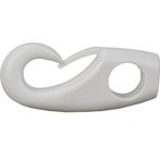 4-5mm Elastiek Haak 47mm Wit, Ophalen of Verzenden, Nieuw