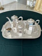 Ercuis - France - versilbertes Art Deco Kaffee-Tee-Set mit