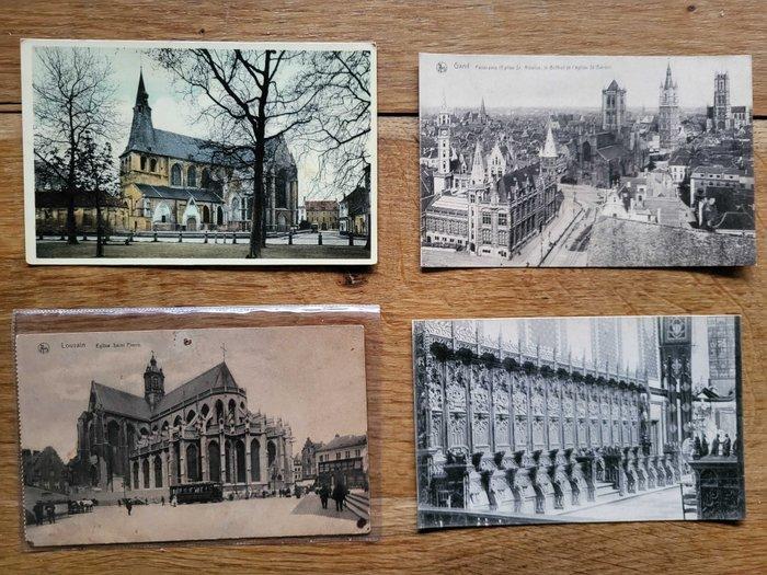 België - Kerken, kerkinterieurs en kapellen - Ansichtkaart, Verzamelen, Postkaarten | Buitenland