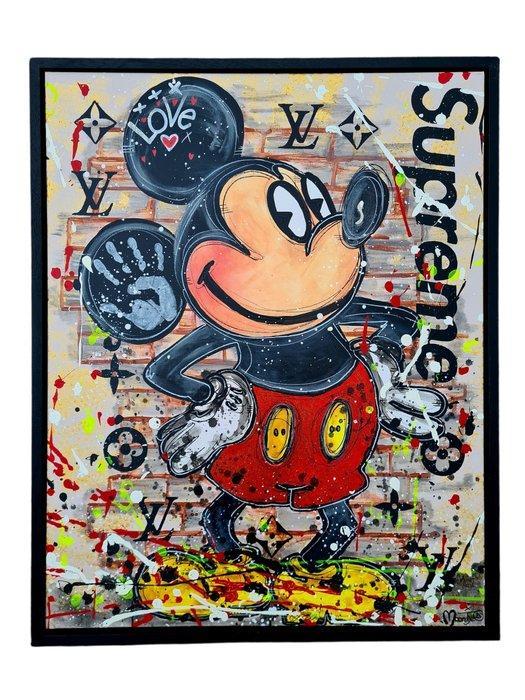 MoonTje - Mickey Louis Vuitton - Supreme edition., Antiek en Kunst, Kunst | Schilderijen | Modern