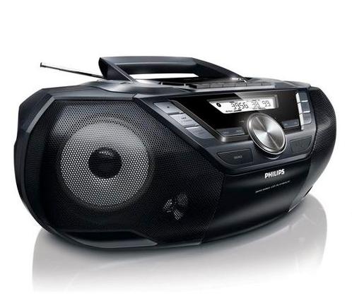 Philips AZ787 - Radio/CD-speler - Zwart, Audio, Tv en Foto, Luidsprekerboxen, Verzenden