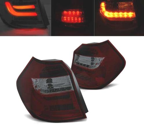 FEUX ARRIÈRE POUR BMW SÉRIE 1 E87 08-11LED ROUGE FUMÉ, Auto-onderdelen, Verlichting, Verzenden