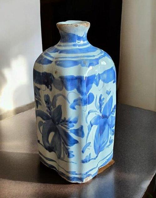 FIASCA DA PELLEGRINO SECONDA META DEL 1600 - GENOVA ALBISOLA, Antiek en Kunst, Antiek | Glaswerk en Kristal