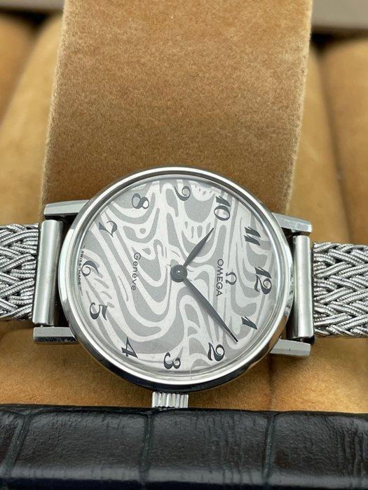 Omega - Geneve - Ref. 511.409 - Patterned Dial - Cal.485 -, Handtassen en Accessoires, Horloges | Heren
