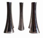 Sambonet - Centro Stile Sambonet - Vaas (5) - Bamboo - Staal, Antiek en Kunst